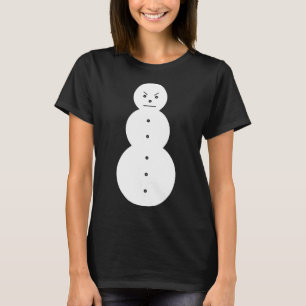ヒップホップ怒雪だるま Tシャツ