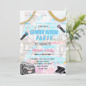 ヒップホップ性の公開ディスコのダンスの招待 招待状 (スタンド正面)