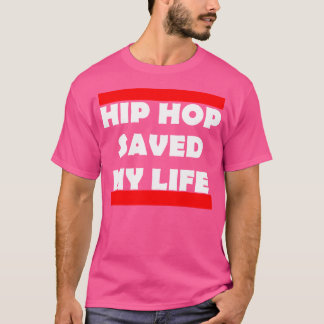 ヒップホップ救マイライフTシャツヒップホップラップのT Tシャツ