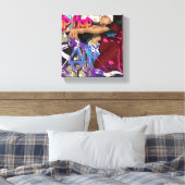 ヒップホップ星 キャンバスプリント (インサイチュ (寝室))