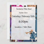 ヒップホップ星 招待状 (裏面)