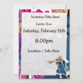 ヒップホップ星 招待状 (裏面)