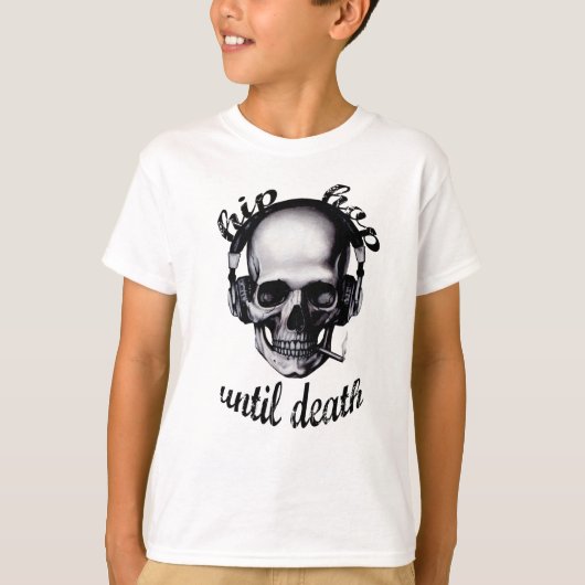 ヒップホップ死 Tシャツ (正面)