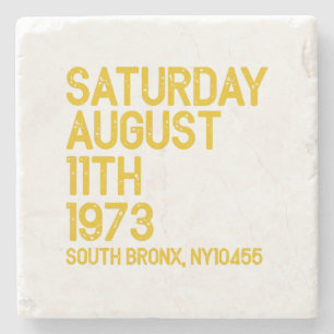 ヒップホップ生まれは1973年8月11日(土)、50年 ストーンコースター