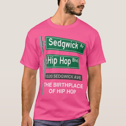 ヒップホップ発祥の地1520セジウィックアヴェ。50年の Tシャツ (正面)