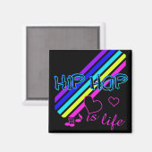 ヒップホップ磁石 マグネット (正面/裏面)