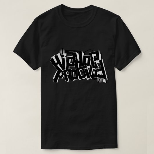 ヒップホップ神童 Tシャツ (デザイン正面)