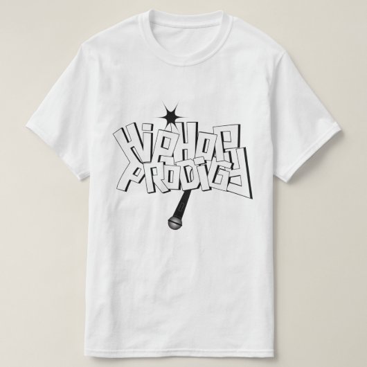 ヒップホップ神童 Tシャツ (デザイン正面)
