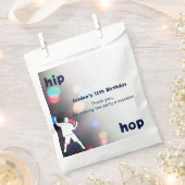 ヒップホップ第12誕生日ダンスパーティー フェイバーバッグ (クリップ留めされた状態)