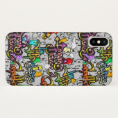 ヒップホップ落書き電話ケース Case-Mate iPhoneケース (裏面(横))