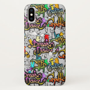 ヒップホップ落書き電話ケース iPhone X ケース