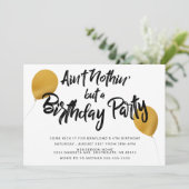 ヒップホップ誕生日パーティー招待状 招待状 (スタンド正面)