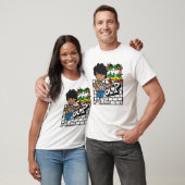 ヒップホップ踊りブレイクダンス春サマー通りP Tシャツ (ユニセックス)