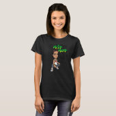 ヒップホップ踊りブレイクダンス春サマー通りP Tシャツ (正面フル)