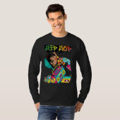 ヒップホップ踊りブレイクダンス春サマー通りP Tシャツ (正面フル)