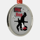 ヒップホップ踊り付きDJオーナメント メタルオーナメント (右)