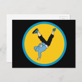 ヒップホップ通りスタイルモダンダンサー ポストカード (正面/裏面)