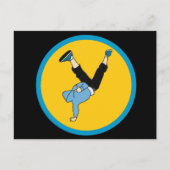 ヒップホップ通りスタイルモダンダンサー ポストカード (正面)
