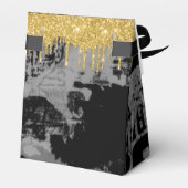 ヒップホップ金ゴールドチェーンベビーシャワー フェイバーボックス (裏面サイド)