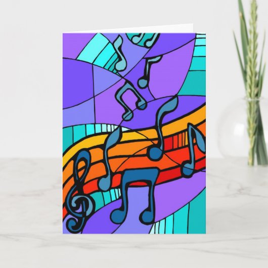 ヒップホップ音楽カード カード (正面)