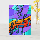 ヒップホップ音楽カード カード (黄色い花)