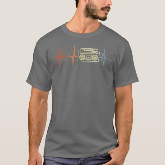 ヒップホップ音楽好きのための友達 Tシャツ (正面)
