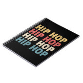 ヒップホップ音楽 ノートブック (左側)