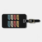 ヒップホップ音楽 ラゲッジタグ (正面横)