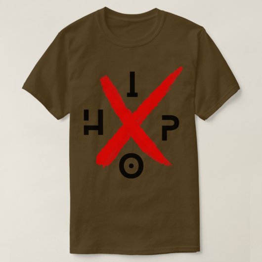 ヒップホップ4 Tシャツ (デザイン正面)