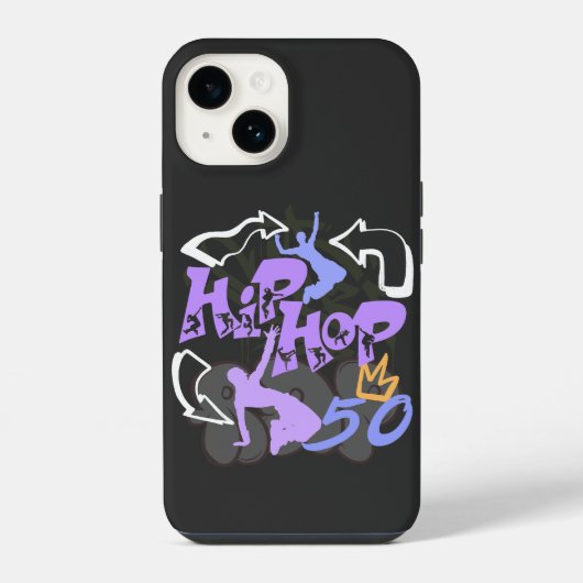 ヒップホップ50.b iPhoneケース (裏面)