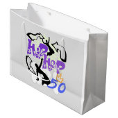 ヒップホップ50.w ラージペーパーバッグ (正面アングル)