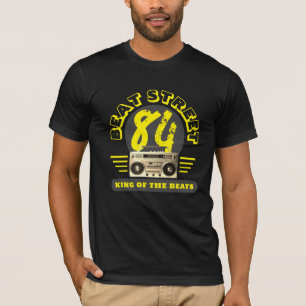 ヒップホップ84ビート通りボックスグラフィック Tシャツ