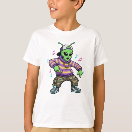 ヒップホップ エイリアン Tシャツ (正面)