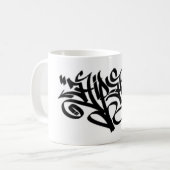 ヒップホップ コーヒーマグカップ (正面左)