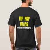 ヒップホップ・ヘッズ Tシャツ (裏面)