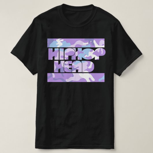 ヒップホップ・ヘッド・ゲリラ Tシャツ (デザイン正面)