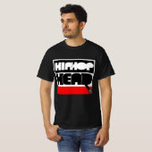 ヒップホップ マイクを落とせ Tシャツ (正面フル)