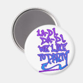 ヒップホップ マグネット (正面/裏面)