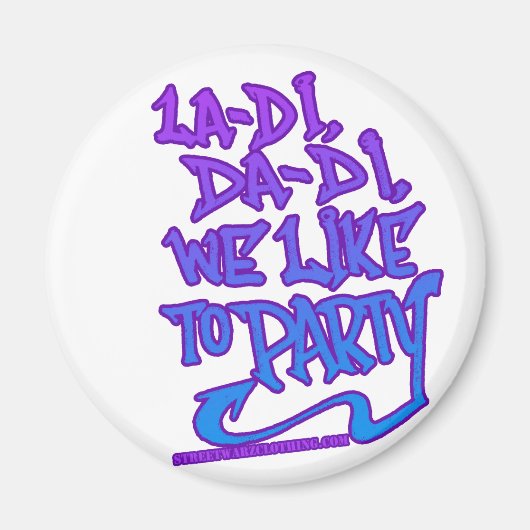 ヒップホップ マグネット (正面)