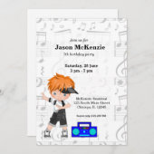 ヒップホップ 招待状 (正面/裏面)