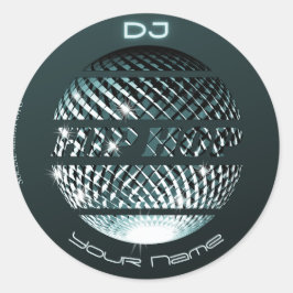 ヒップホップDJヒップホップ ラウンドシール