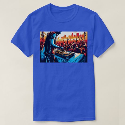 ヒップホップDJレトロヴィンテージアルバムブロンクスパーティー収集 Tシャツ (デザイン正面)