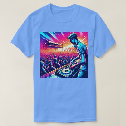 ヒップホップDJレトロヴィンテージアルバムブロンクスパーティー収集 Tシャツ (デザイン正面)