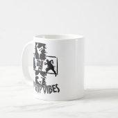 ヒップホップVibes 2.w コーヒーマグカップ (正面左)