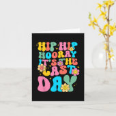 ヒップホー レイ  今日が学校最後の日だ  夏がきた カード (黄色い花)