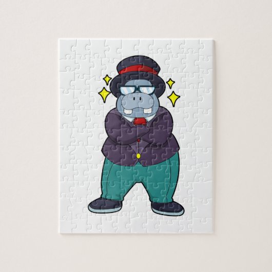 ヒップポが新郎のスーツ.PNG ジグソーパズル (縦)