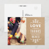 ヒップモダンス | THANK 結婚 YOU POST CARD ポストカード (正面/裏面)