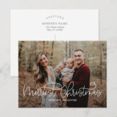 ヒップライティング メリエストクリスマス ポストカード (正面/裏面)