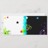 ヒップレトロパーティーの招待状 招待状 (裏面)