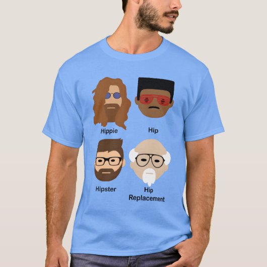 ヒップ置換手術ボーイの進化 Tシャツ (正面)